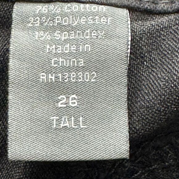 NEW Avenue 26T Butter Denim Black Jeans Womens Plus Size 26 Tall Stretchy Skinny - Picture 6 of 14